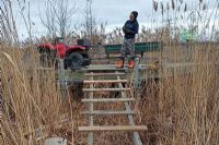 Lancement des travaux de réhabilitation au Marais-de-la-Rivière-aux-Cerises à Magog